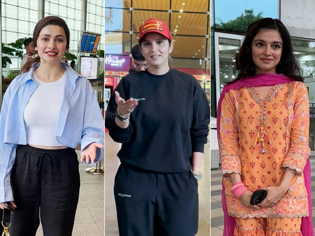 Airport Spotting: Sania Mirza, Prachi Desai And Divya Khosla