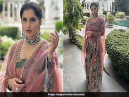 Parineeti's Bestie, Sania Mirza, Sets The Wedding Guest Style Bar High In A Festive Floral <i>Sharara</i> Parineeti's Bestie, Sania Mirza, Sets The Wedding Guest Style Bar High In A Festive Floral <i>Sharara</i>