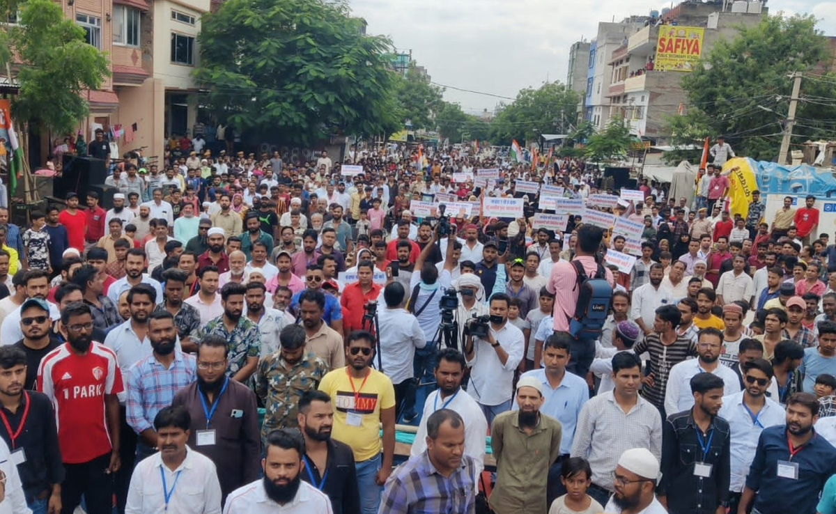 मुस्लिम महापंचायत में उठी 10 % आरक्षण देने की मांग, गहलोत सरकार पर लगाया भेदभाव का आरोप