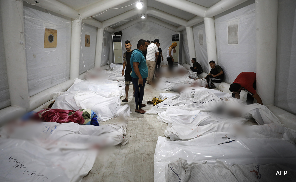 "Don't See Bodies...": Israel On Claims Of Civilian Deaths At Gaza Hospital