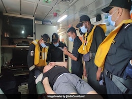 Coast Guard Rescues Chinese Man Suffering From Stroke Off Mumbai Coast Coast Guard Rescues Chinese Man Suffering From Stroke Off Mumbai Coast