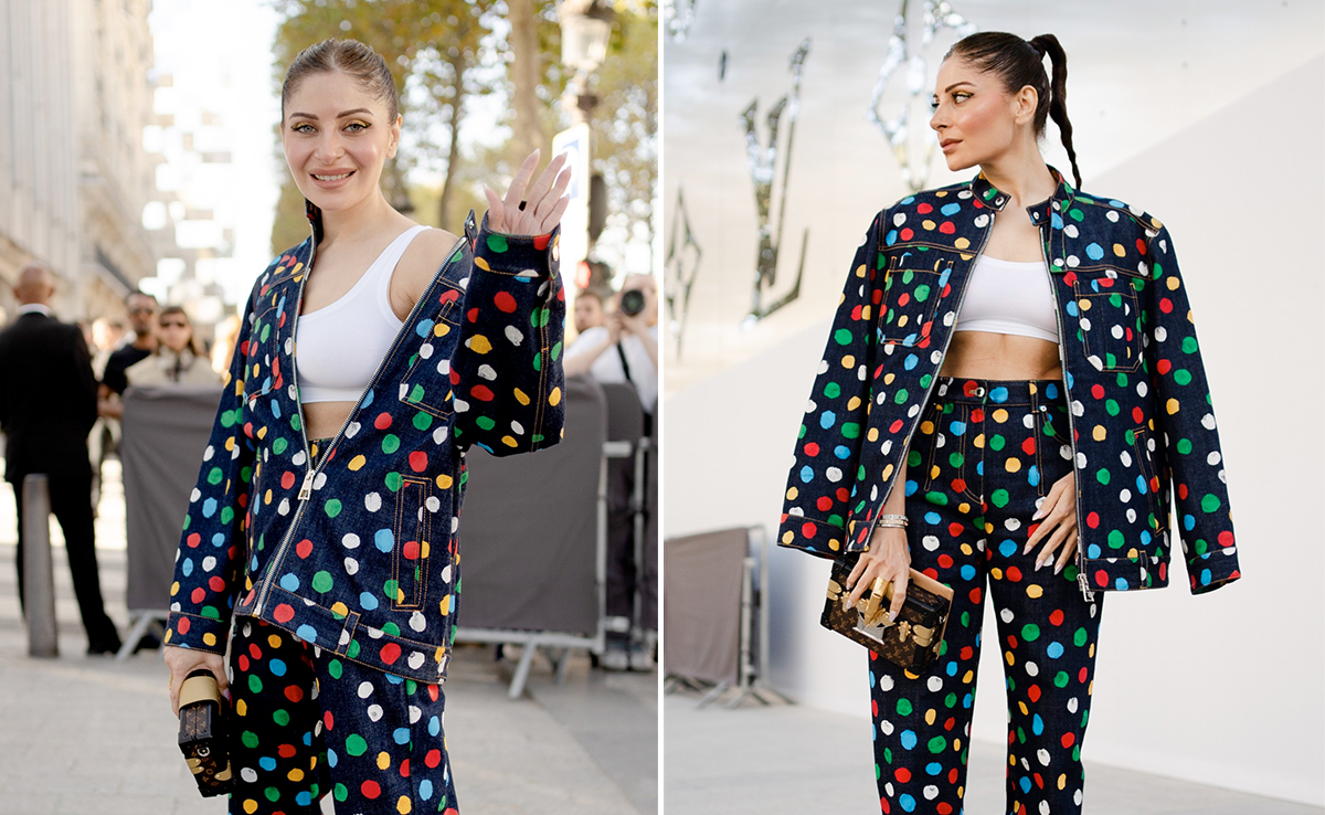 Paris Fashion Week: Kanika Kapoor Makes Polka Dots Haute At Louis Vuitton Show