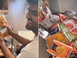 Watch: NRI Couple Receives Bag Full Of Desi Snacks, Their Reaction Is Too Relatable