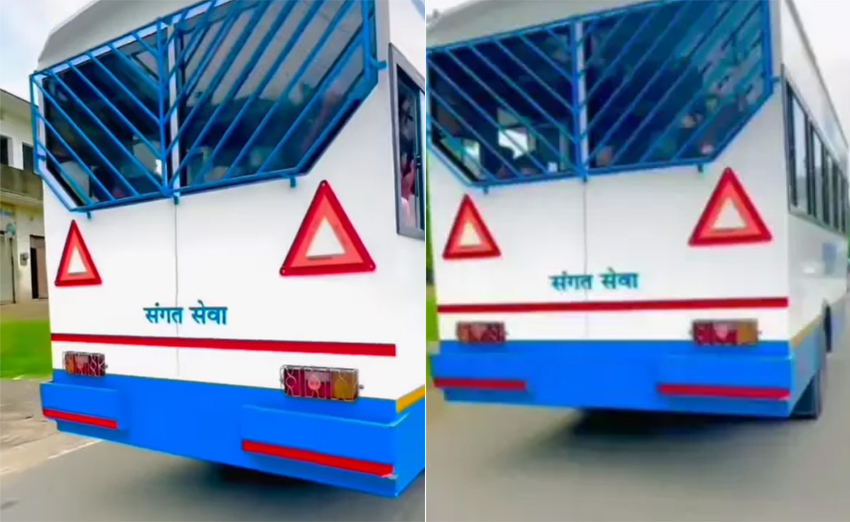 बस के इस देसी जुगाड़ को देख चकरा जाएगा दिमाग, आगे का नजारा देख कहेंगे- इसे कहते हैं असली जुगाड़