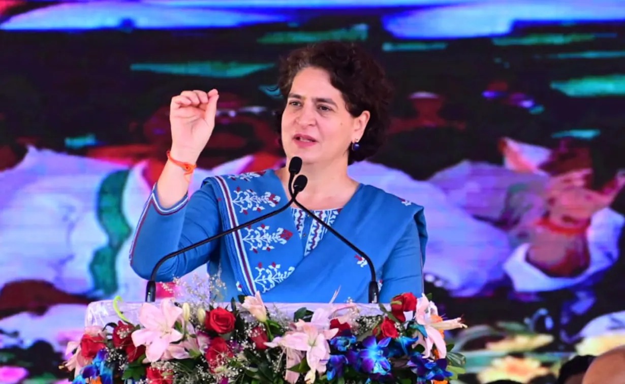 Priyanka Gandhi Promises Free Education, Caste Census In Madhya Pradesh