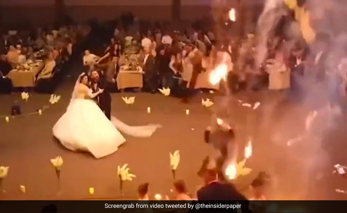 Video: Bride And Groom Were Dancing. Then Hell Broke Loose At Iraq Wedding
