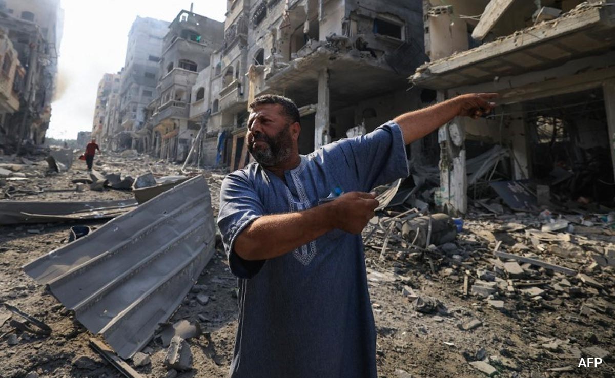 Only Fireballs, Phone Lights As Gaza Goes Dark Amid Israeli Strikes