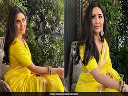 Katrina Kaif's Yellow Raw Mango <i>Saree</i> Is A Ray Of Sunshine For Minimalist Festive Fashion Katrina Kaif's Yellow Raw Mango <i>Saree</i> Is A Ray Of Sunshine For Minimalist Festive Fashion