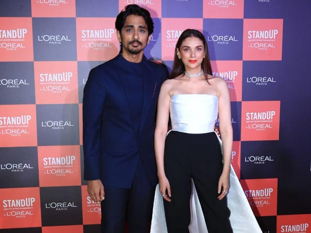 How Cute Are Aditi Rao Hydari And Siddharth On The Red Carpet?