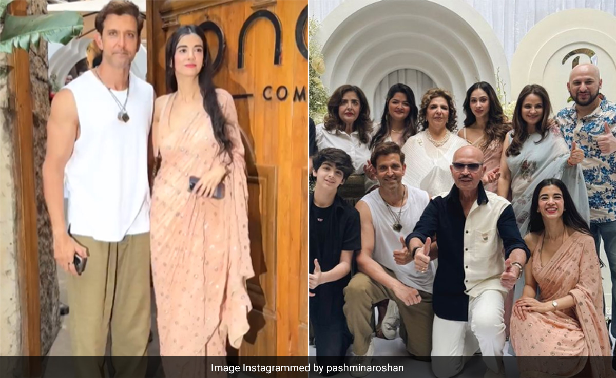 Saba Azad Was Hrithik Roshan's Plus One At His Mom's Birthday Celebrations