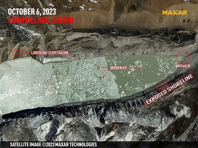 Was Landslide On Sikkim Lake's Bank A Cause Of Deadly Floods? What Satellite Images Show