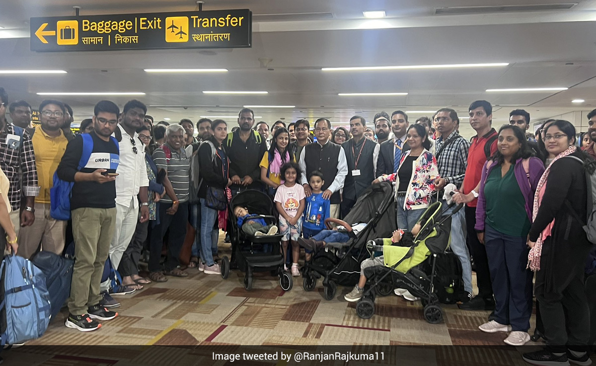 Third Flight With 197 Indians Fly Out Of War-Torn Israel Under Operation Ajay