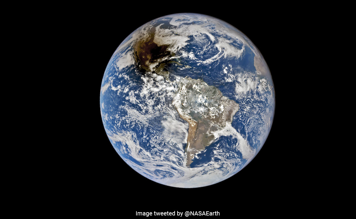 ''Epic View'': NASA Shares Pic Of Earth As Seen From Space During 'Ring Of Fire' Annual Eclipse