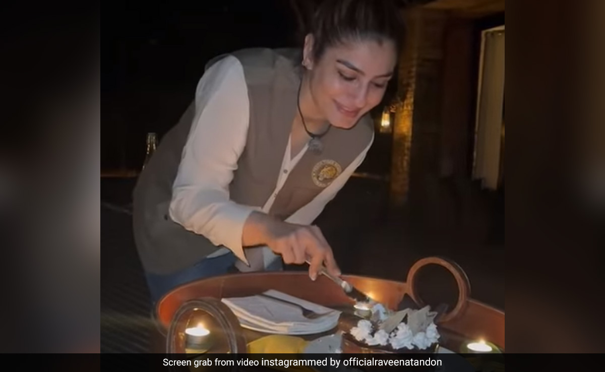 Inside Raveena Tandon's Birthday Celebrations In Panna Tiger Reserve