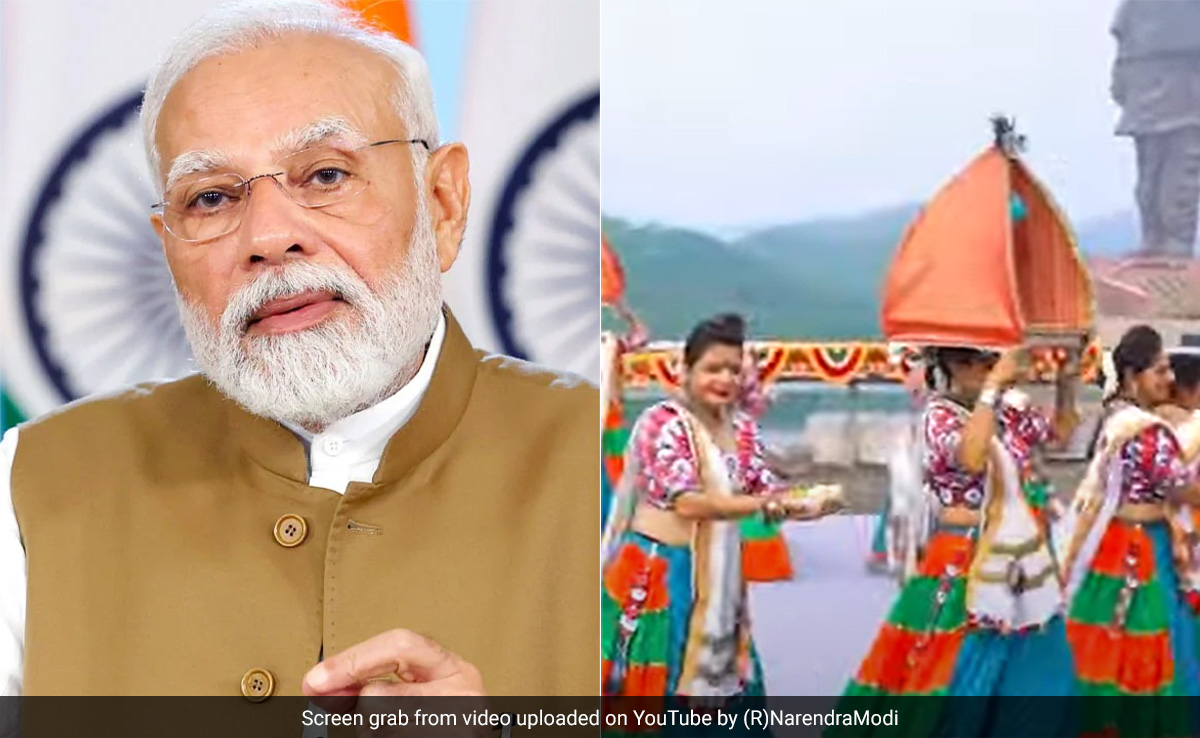 On Navratri, PM Modi Releases New Garba Song "<i>Maadi</i>"