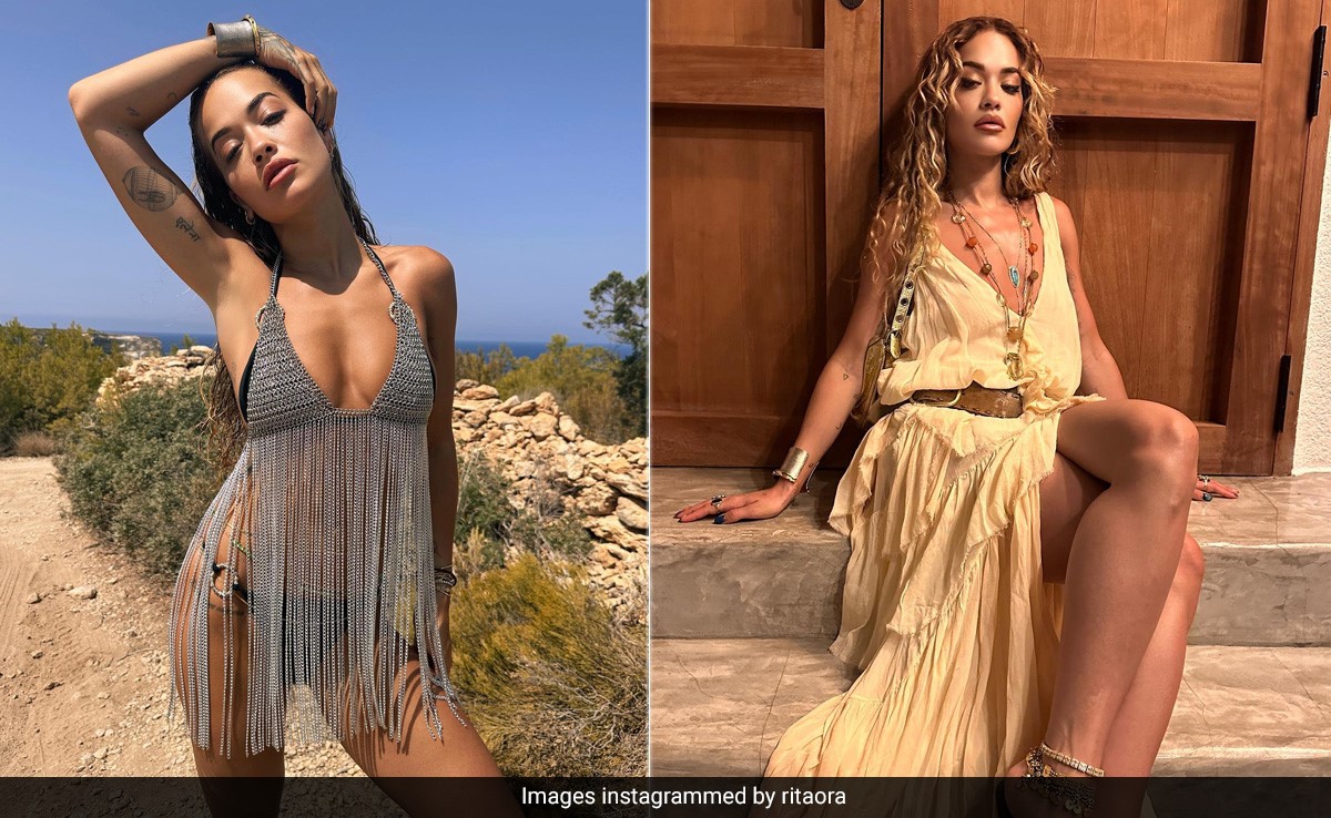 In Fringe Bralettes And Tank Tops, Rita Ora's Summer Style Is Full Of Bohemian Chic Looks