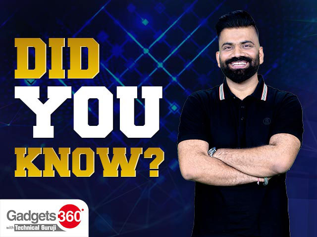 Gadgets 360 With Technical Guruji: Did You Know [October 28, 2023]
