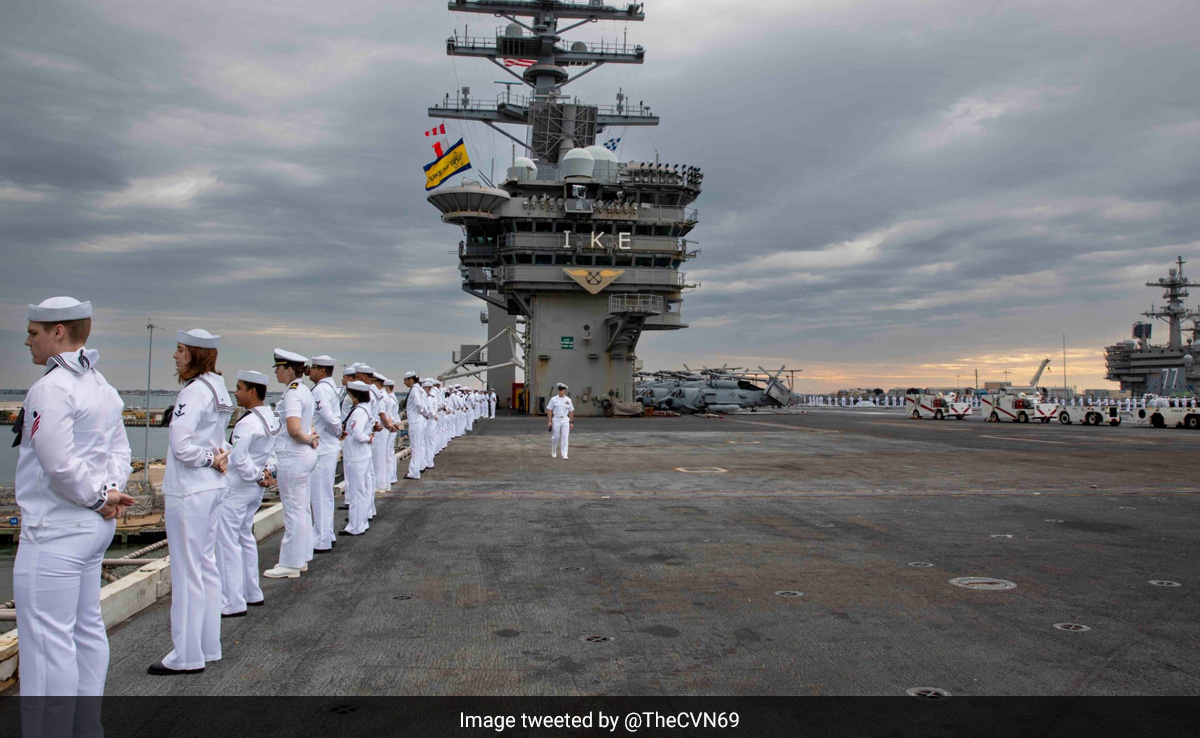 5 Facts About USS Eisenhower, Nuclear-Powered Warship Sent To Israel