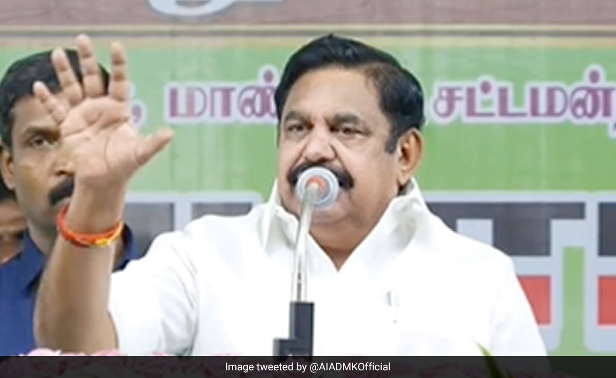 "AIADMK Has Completely Withdrawn From BJP Alliance": E Palaniswami