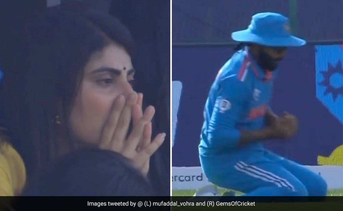IND vs NZ: जडेजा से छूटा कैच, देखकर दर्शक दीर्घा में बैठी वाइफ का हुआ ऐसा हाल, Video