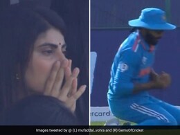 India vs New Zealand: Ravindra Jadeja Drops Simple Catch vs NZ. Wife Rivaba's Reaction Goes Viral During Cricket World Cup 2023 - Watch