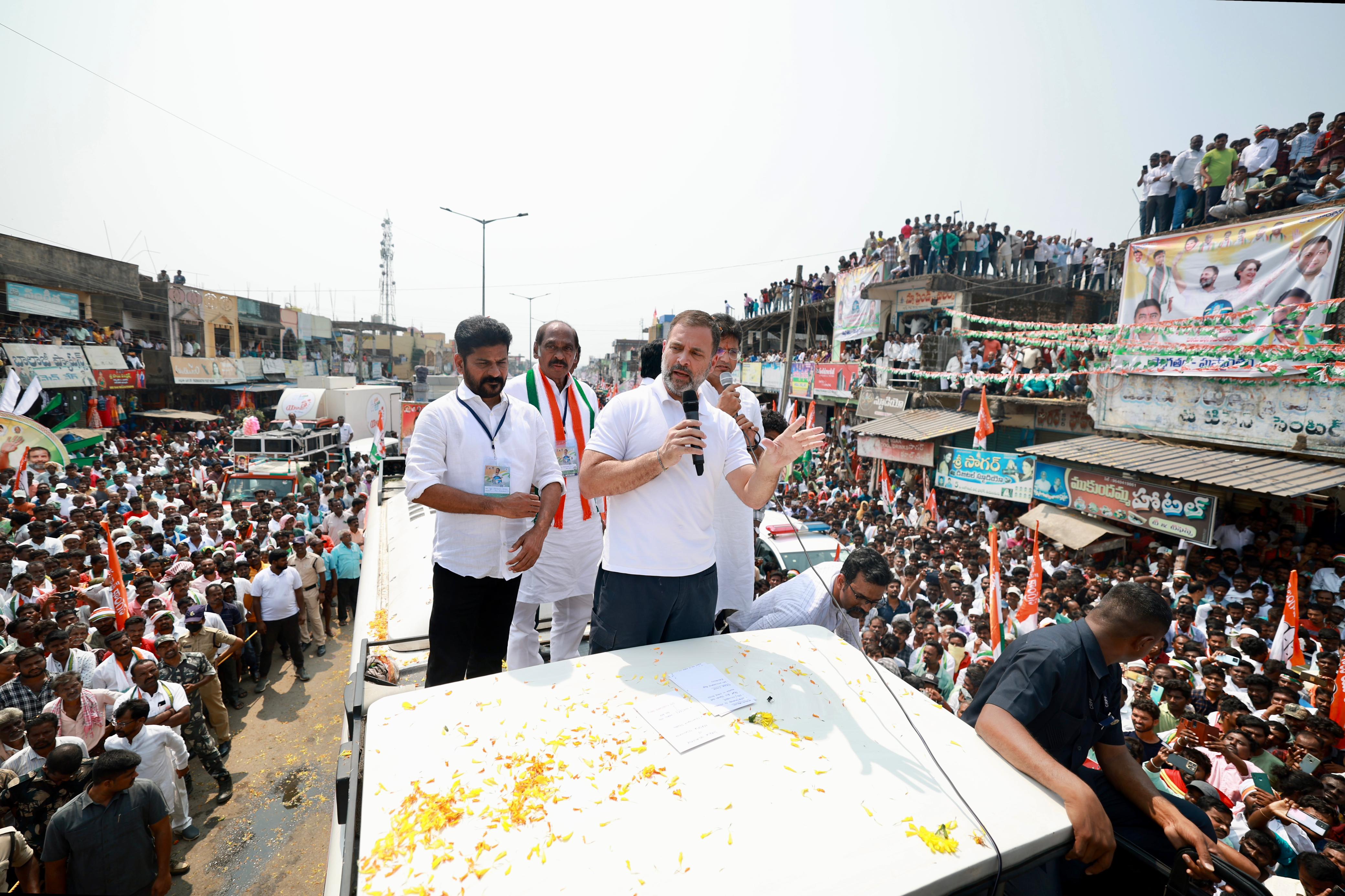 Rahul Gandhi Throws Caste Census Challenge At KCR Ahead Of Telangana Polls