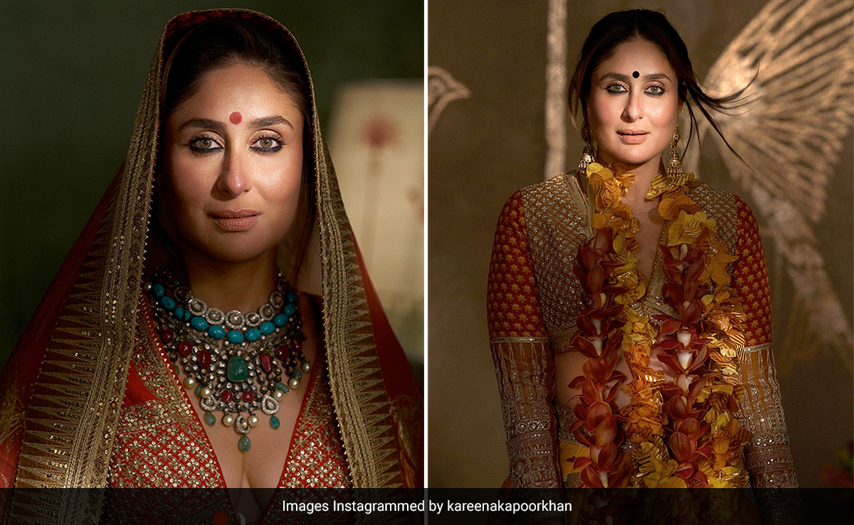 Kareena Kapoor's Kohl-Rimmed Eyes And Bronzed Skin Heightens The Glamour As Masaba Gupta's First Bride