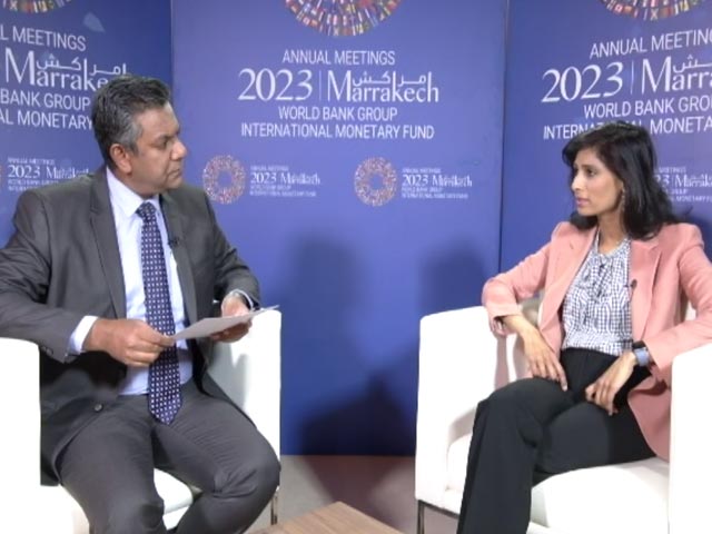 "Israel-Gaza Conflict Could Impact World GDP": IMF's Gita Gopinath