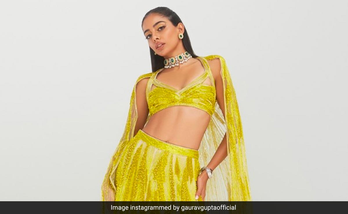 Banita Sandhu Was A Stunning Muse In A Crystal Beaded <i>Lehenga</i> For Gaurav Gupta's Newly-Launched <i>The Bride Side</i>