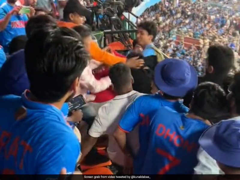 A Different Cricket World Cup Experience With Fights, Hair-pulling. Video Viral