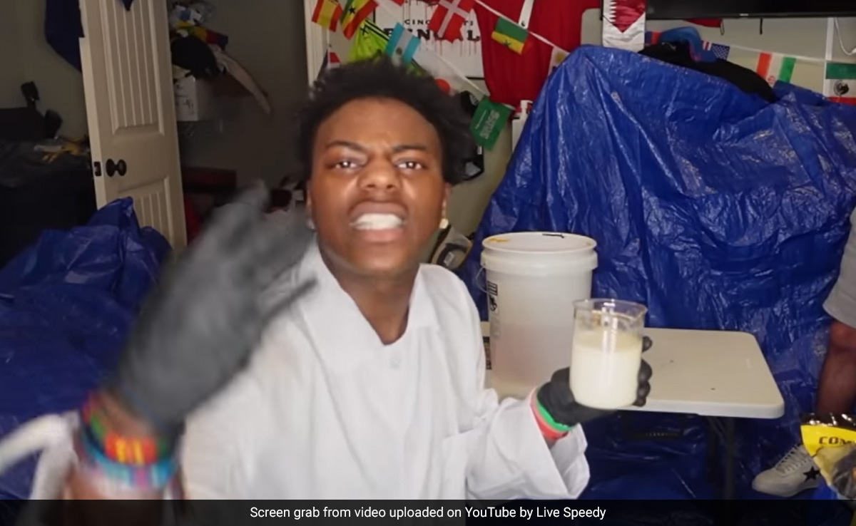 YouTuber IShowSpeed Seeks Medical Assistance After 'Elephant Toothpaste' Experiment Goes Wrong