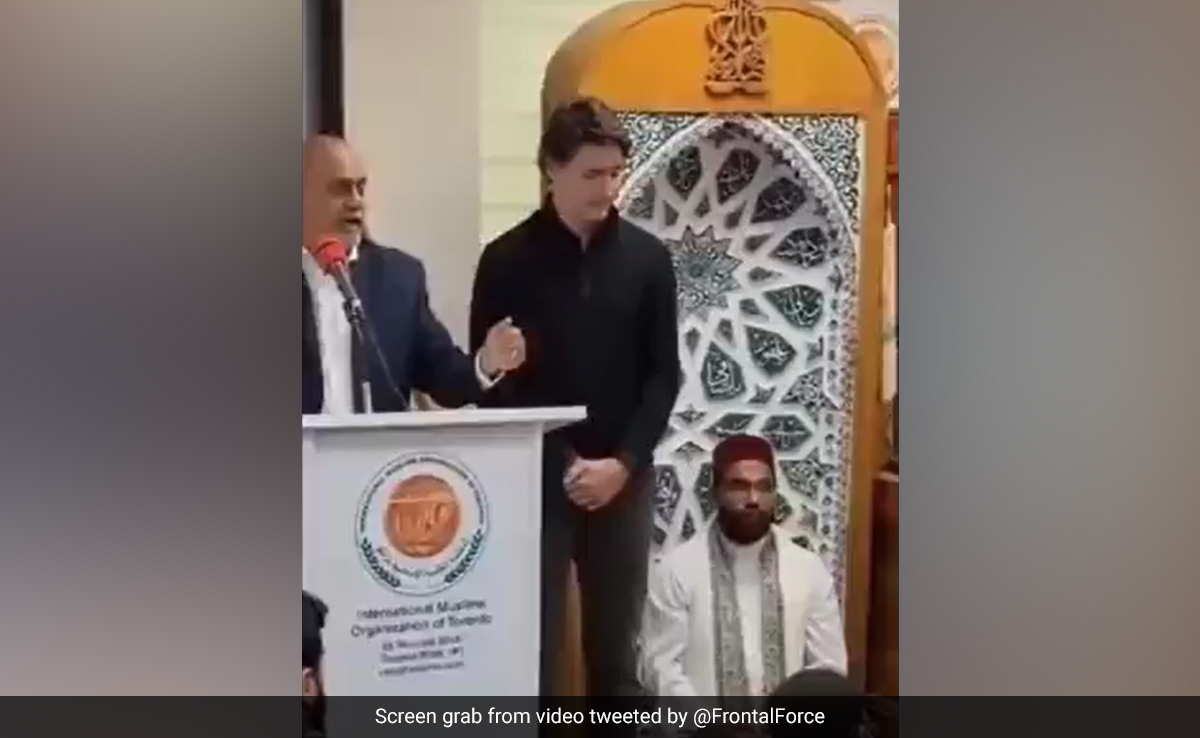 "Shame On You": Justin Trudeau Booed In Canada Mosque Over Israel-Hamas War