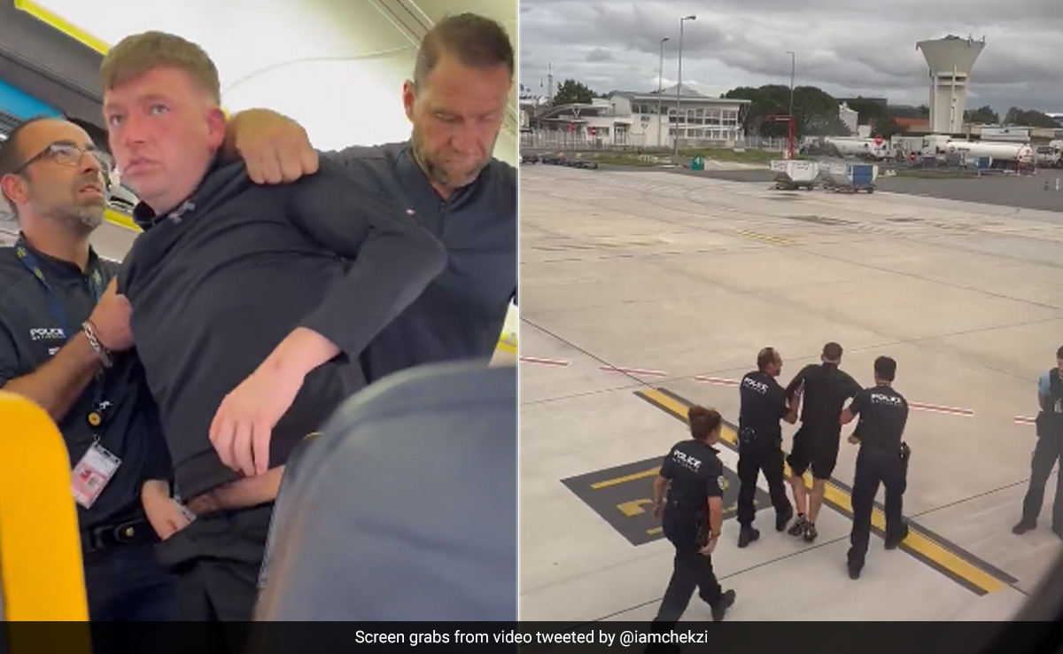 Watch: Passengers Cheer As Intoxicated Man Removed From UK-Spain Flight