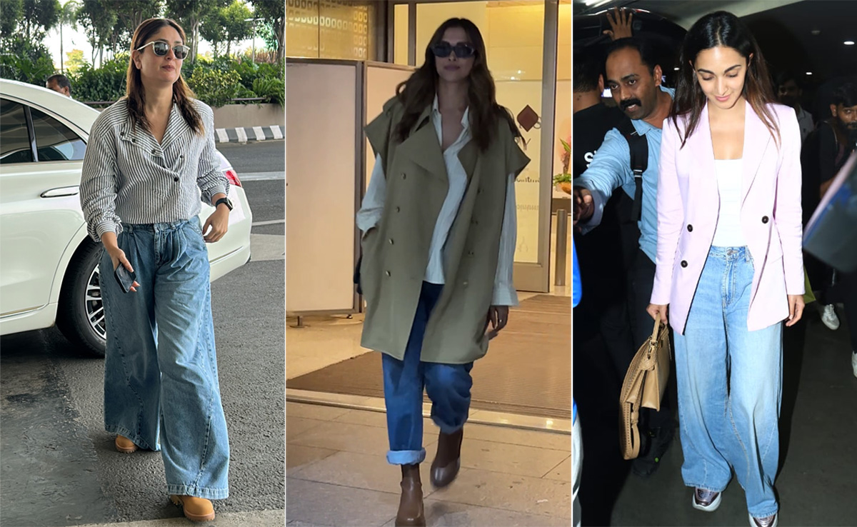 From Deepika Padukone To Kiara Advani, Loose-Fit Jeans Are A Bollywood Travel Style Staple, Airport Style Pics Inside