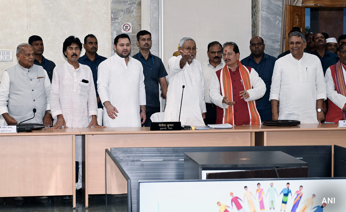 "Socio-Economic Data Soon": Nitish Kumar At All-Party Meet After Caste Survey