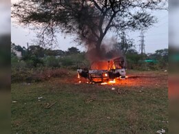 Shajapur News : गाड़ी में सिलेंडर से भर रहे थे गैस...अचानक से उठा धुआं और लग गई भीषण आग Shajapur News : गाड़ी में सिलेंडर से भर रहे थे गैस...अचानक से उठा धुआं और लग गई भीषण आग