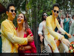 New Day, New Pics From Parineeti Chopra And Raghav Chadha's <i>Haldi</i> Festivities New Day, New Pics From Parineeti Chopra And Raghav Chadha's <i>Haldi</i> Festivities