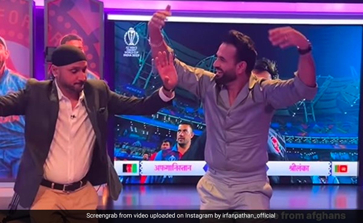 श्रीलंका के खिलाफ अफगानिस्तान की जीत पर एक बार फिर झूमा 'पठान', हरभजन के साथ मिलकर किया भांगड़ा, Video