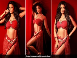 Shweta Tiwari Played The Slay Card With Her Red Hot Fusion Skirt Set Shweta Tiwari Played The Slay Card With Her Red Hot Fusion Skirt Set