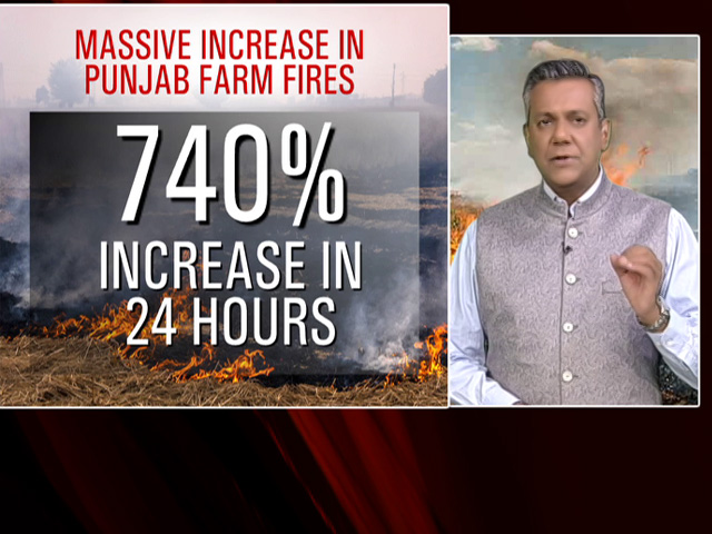 Punjab Sees 740% Increase In Farm Fires In A Day, Show NASA Images