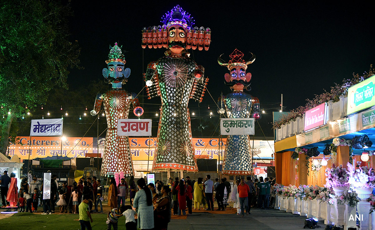 Pics: India Celebrates Joyous Occasion Of Dussehra In Full Swing