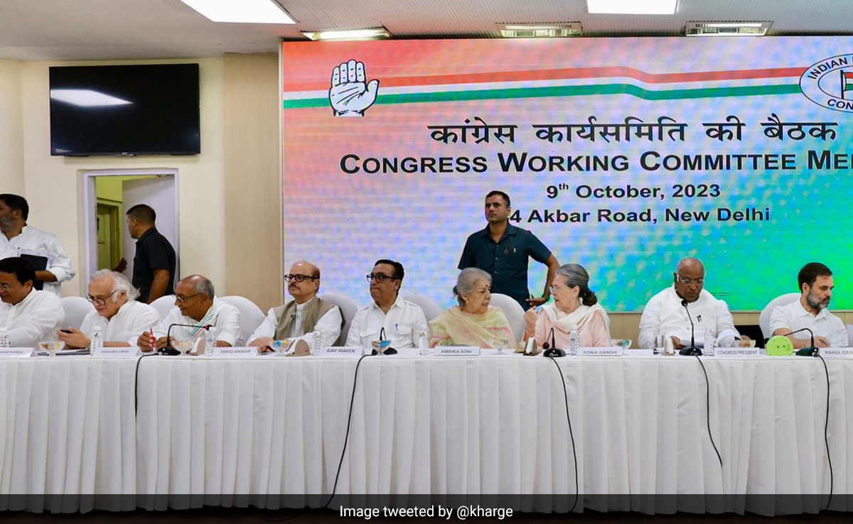 Caste Census, Poll Strategy On Agenda As Congress Committee Meet Begins