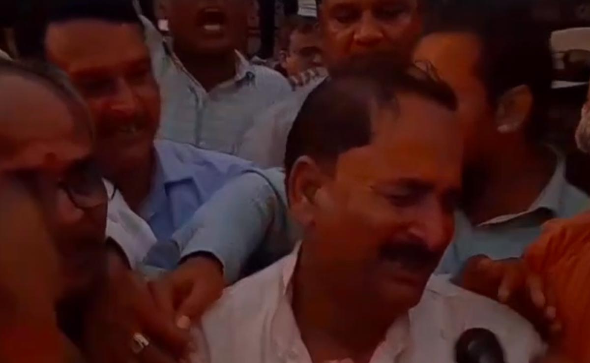 Rajasthan BJP Leader, Denied Poll Ticket, Breaks Down On Camera