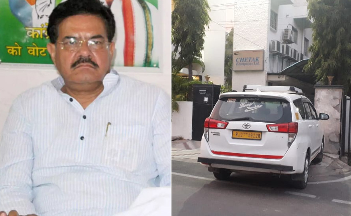 राजस्थान में ED के बाद अब IT की एंट्री, गहलोत सरकार के मंत्री उदयलाल आंजना के दफ्तर पर पहुंची टीम