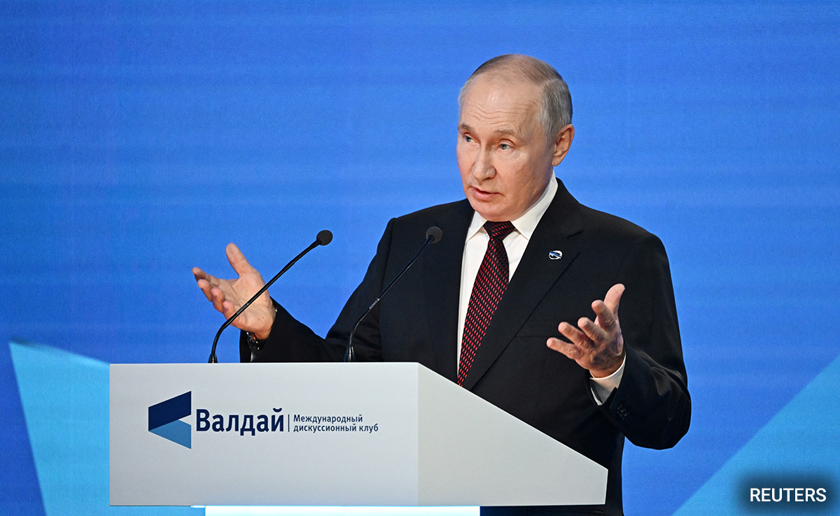 "Hundreds Of Our Missiles...": Putin Warns Over Nuclear Threat To Russia