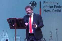 "<i>Pichlaa Saal</i>...": German Envoy Flaunts Hindi Skills At German National Day Celebrations "<i>Pichlaa Saal</i>...": German Envoy Flaunts Hindi Skills At German National Day Celebrations