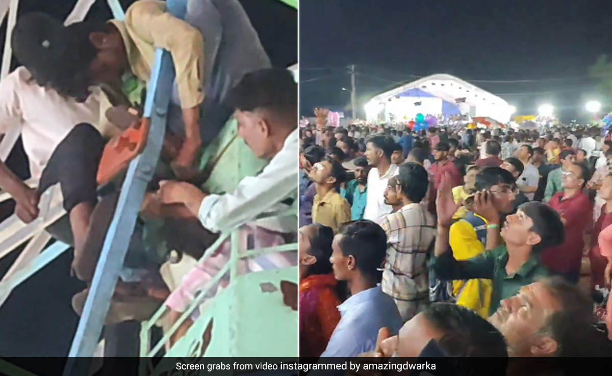 Girl's Hair Gets Stuck In Ferris Wheel In Gujarat. How She Was Saved