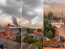 नहीं देखा होगा ऐसा आंधी तूफान का दिल दहला देने वाला वीडियो, टीन शेड से बाल बाल बची शख्स की जान नहीं देखा होगा ऐसा आंधी तूफान का दिल दहला देने वाला वीडियो, टीन शेड से बाल बाल बची शख्स की जान