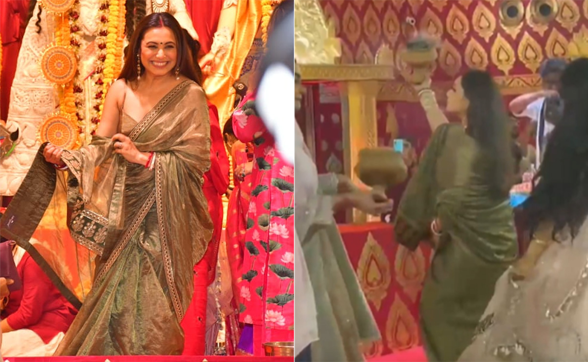 Durga Puja 2023: Wait, Stop And Watch Rani Mukerji's <i>Dhunuchi</i> Dance