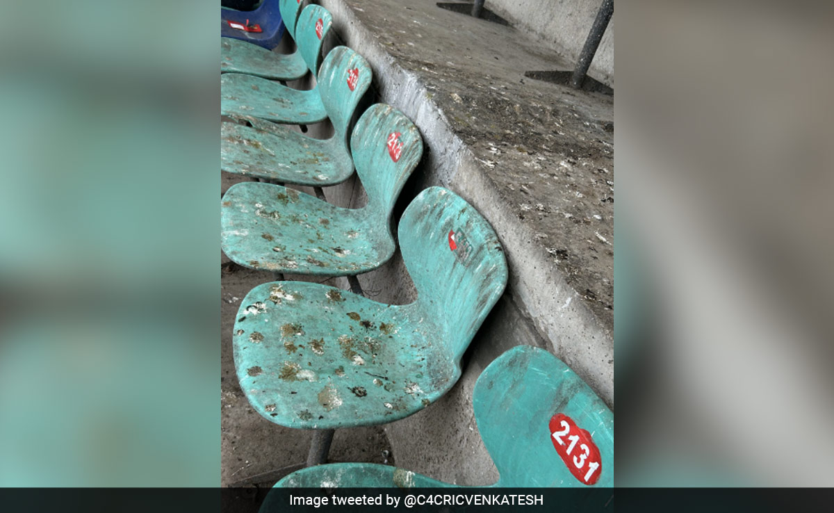 Video Shows Poor Conditions Of Seats At Hyderabad Stadium Ahead Of World Cup